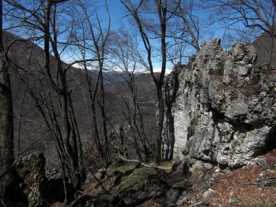 Al sicuro, dopo il passaggio roccioso.