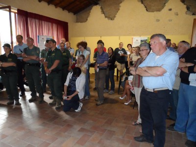 Il pubblico presente all'inaugurazione