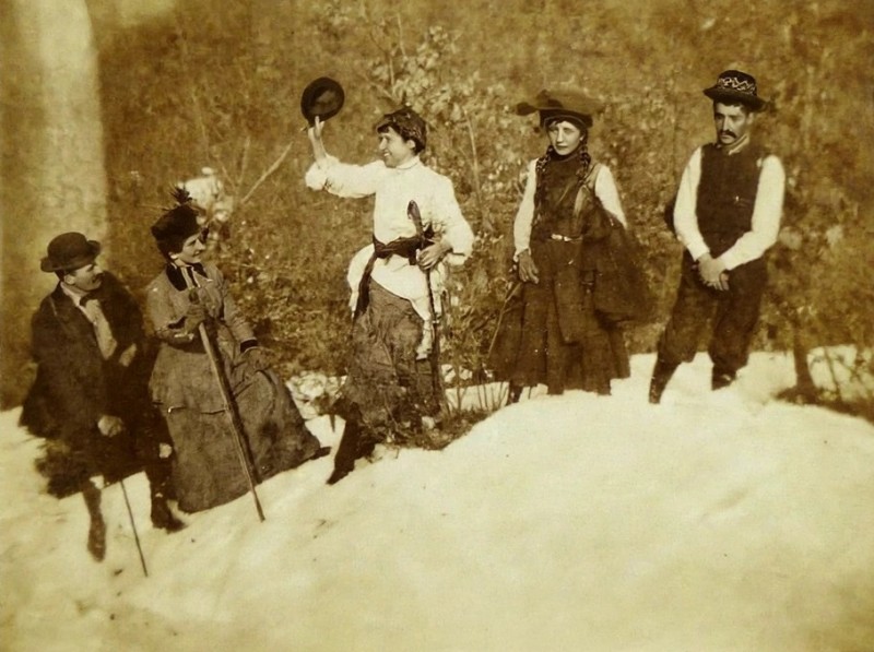 In cima al Poncione febbraio 1909.jpg