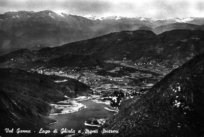 lago di ghirla visto da monte poncione