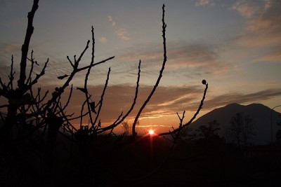 Tramonto da Cunardo via Foscolo.