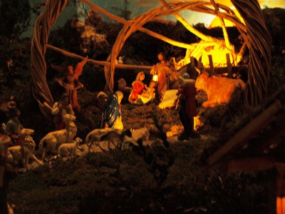 particolare del presepe di Brinzio: da vedere